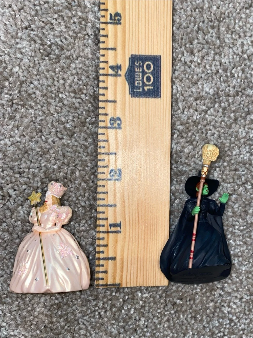 Hallmark Keepsake Ornament Wizard Of Oz Glinda & The Good Wicked Witch 1997